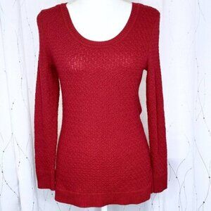 Talbots Woman Dark Red Wool Sweater